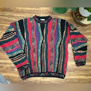 Vintage Norm Thompson “Coogi style” sweater